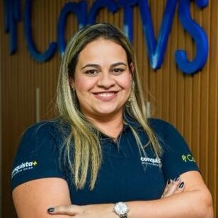 Daniela, gerente de atendimento da Cactvs